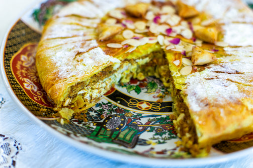 Pastilla Poulet Amande, livraison à Rabat, Temara et Salé